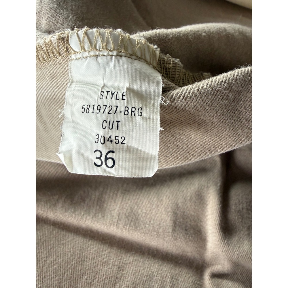 Polo Ralph Lauren Tyler Short Mens 34 Tan Pleated Chino Cotton Preppy Golf *Flaw - Picture 7 of 9
